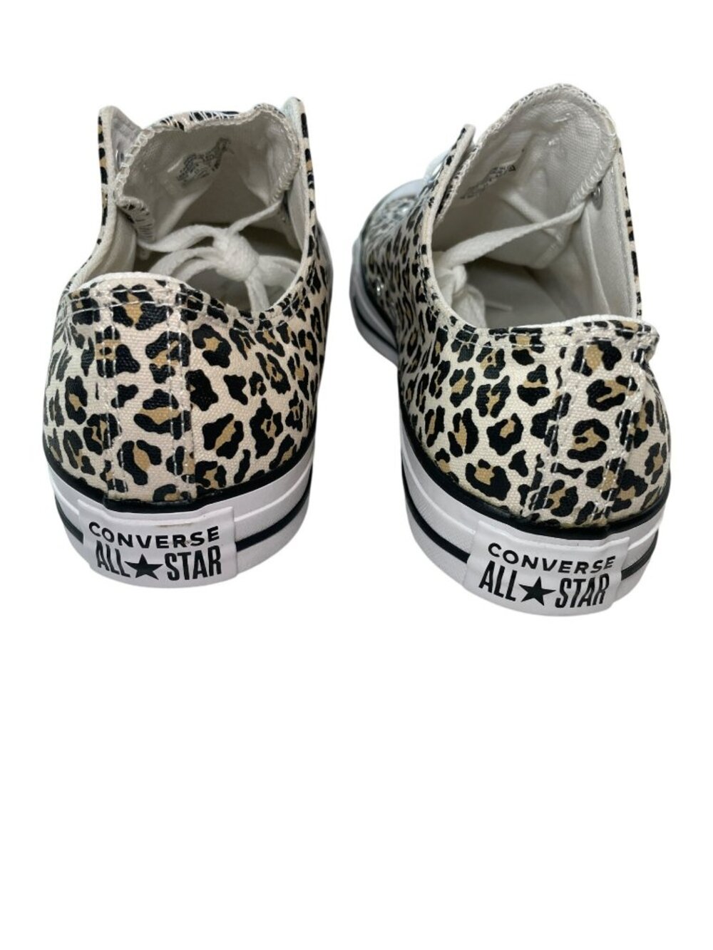 Converse Chuck Taylor All Star Leopard Print Low Top Sneakers Men's 9 Women's 11 - Picture 5 of 10